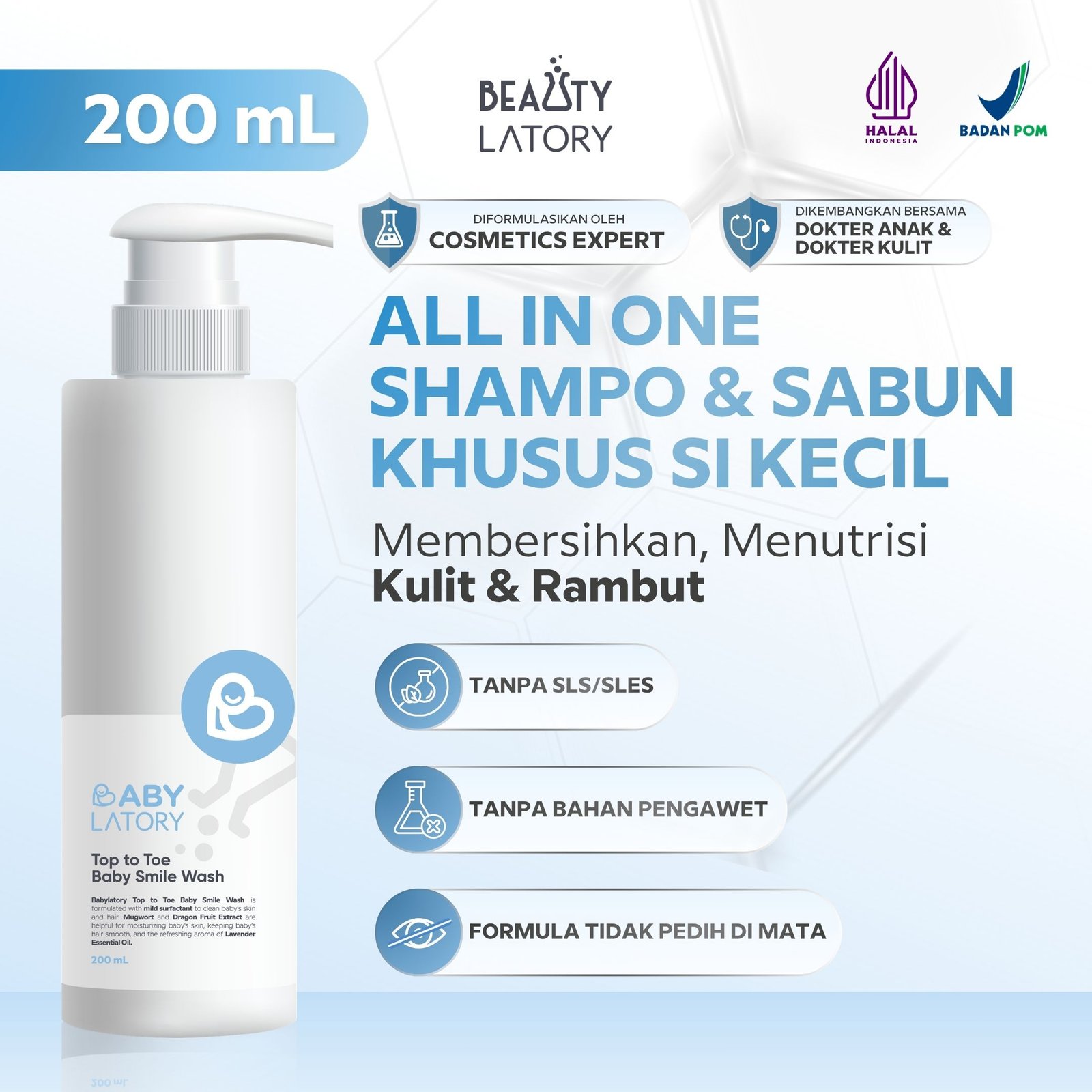 BABYLATORY - Top to Toe Baby Smile Wash